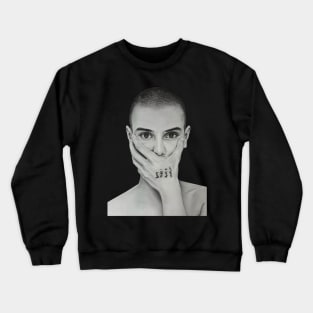 Sinéad O'Connor,Pencil Style Crewneck Sweatshirt